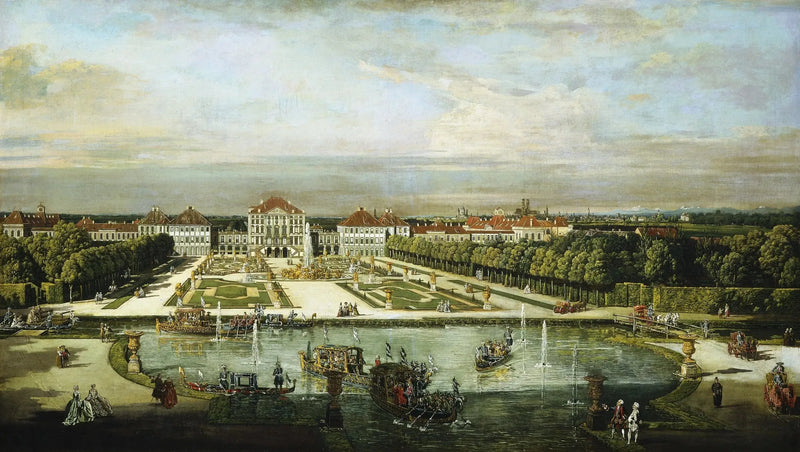 Nymphenburgs slott, München - Canaletto