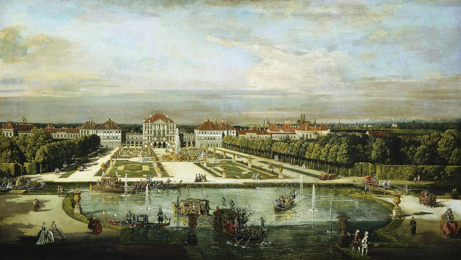 Nymphenburgs slott, München - Canaletto