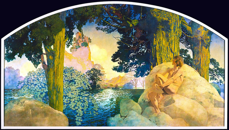 Drömslott i himlen - Maxfield Parrish