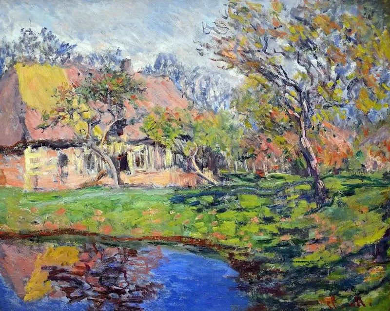 Normandiskt torp - Claude Monet