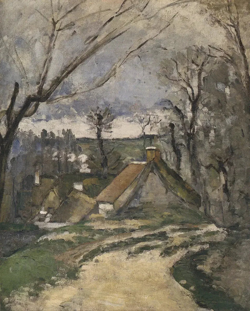 Stugor i Auvers-sur-Oise - Paul Cézanne