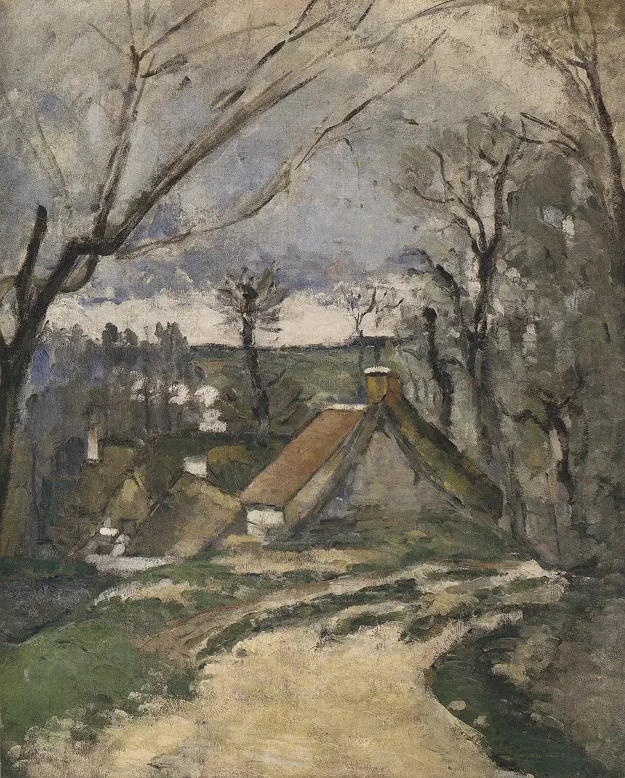 Stugor i Auvers-sur-Oise - Paul Cézanne