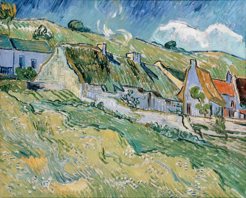 Stugor i Auvers-sur-Oise - Vincent van Gogh