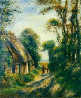 Stugor i Berneval - Pierre-Auguste Renoir