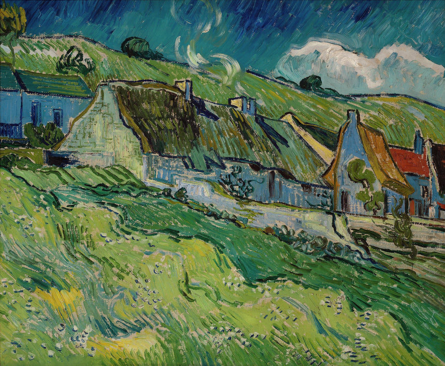 Stugor i Auvers-sur-Oise - Vincent van Gogh