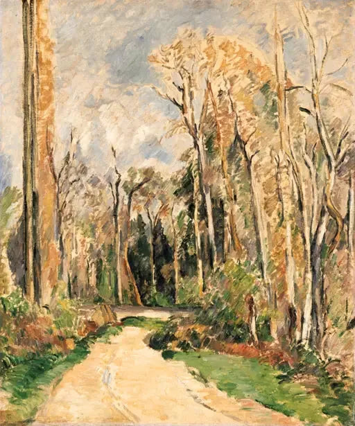 Stig vid skogsbrynet - Paul Cézanne
