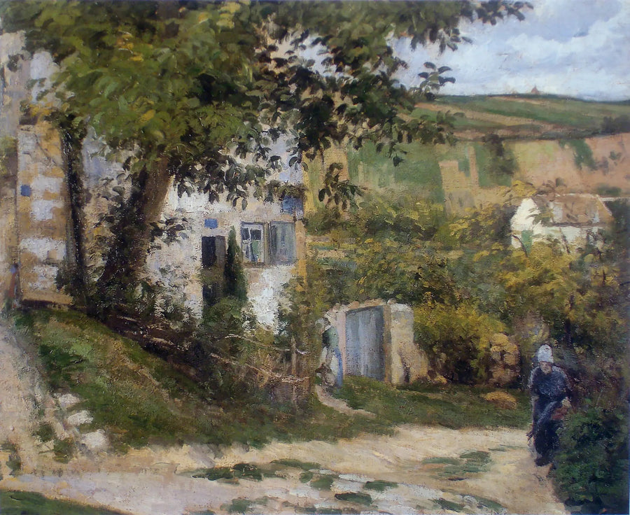 Väg till L'Hermitage - Camille Pissarro