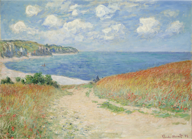Stig i vetet i Pourville W753 - Claude Monet