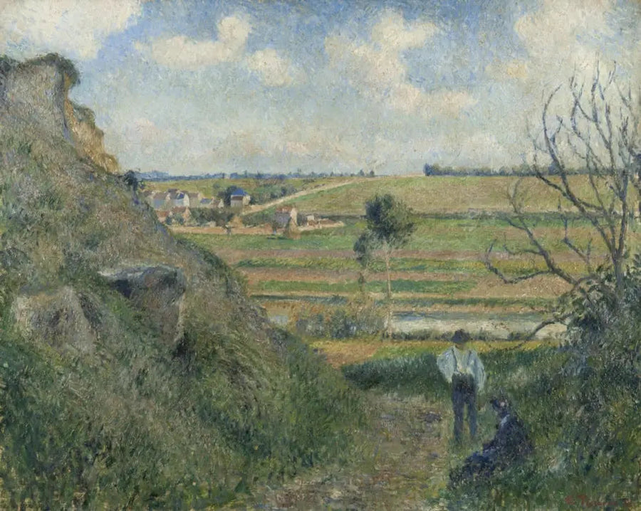 Dold väg, utsikt över Épluches - Camille Pissarro