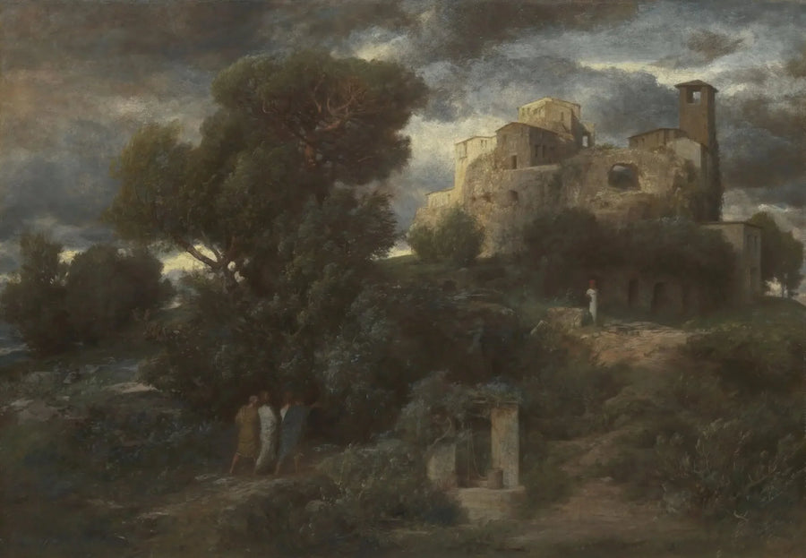 Emmaus-vägen - Arnold Böcklin
