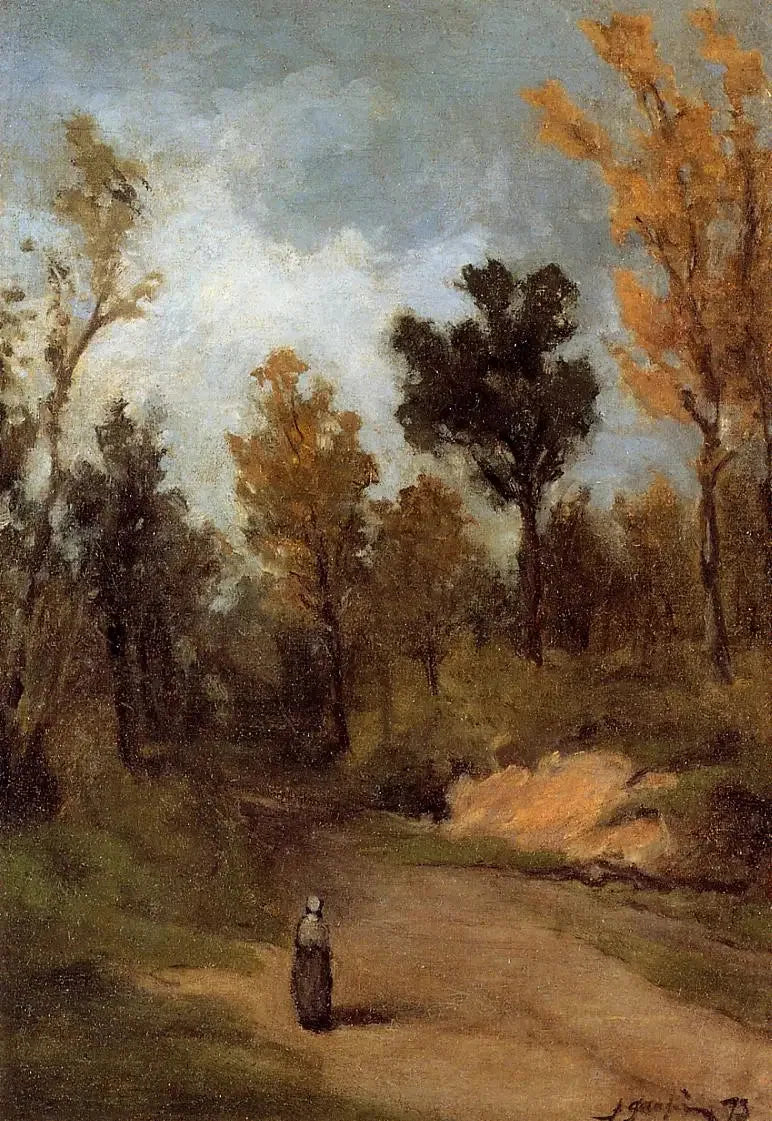 Väg genom skogen - Paul Gauguin