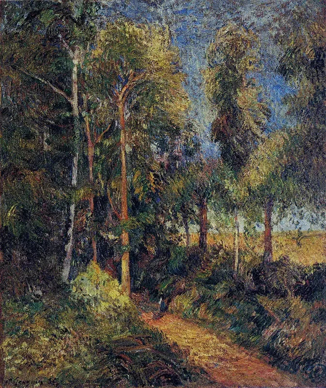 Stig i bokskogen - Paul Gauguin