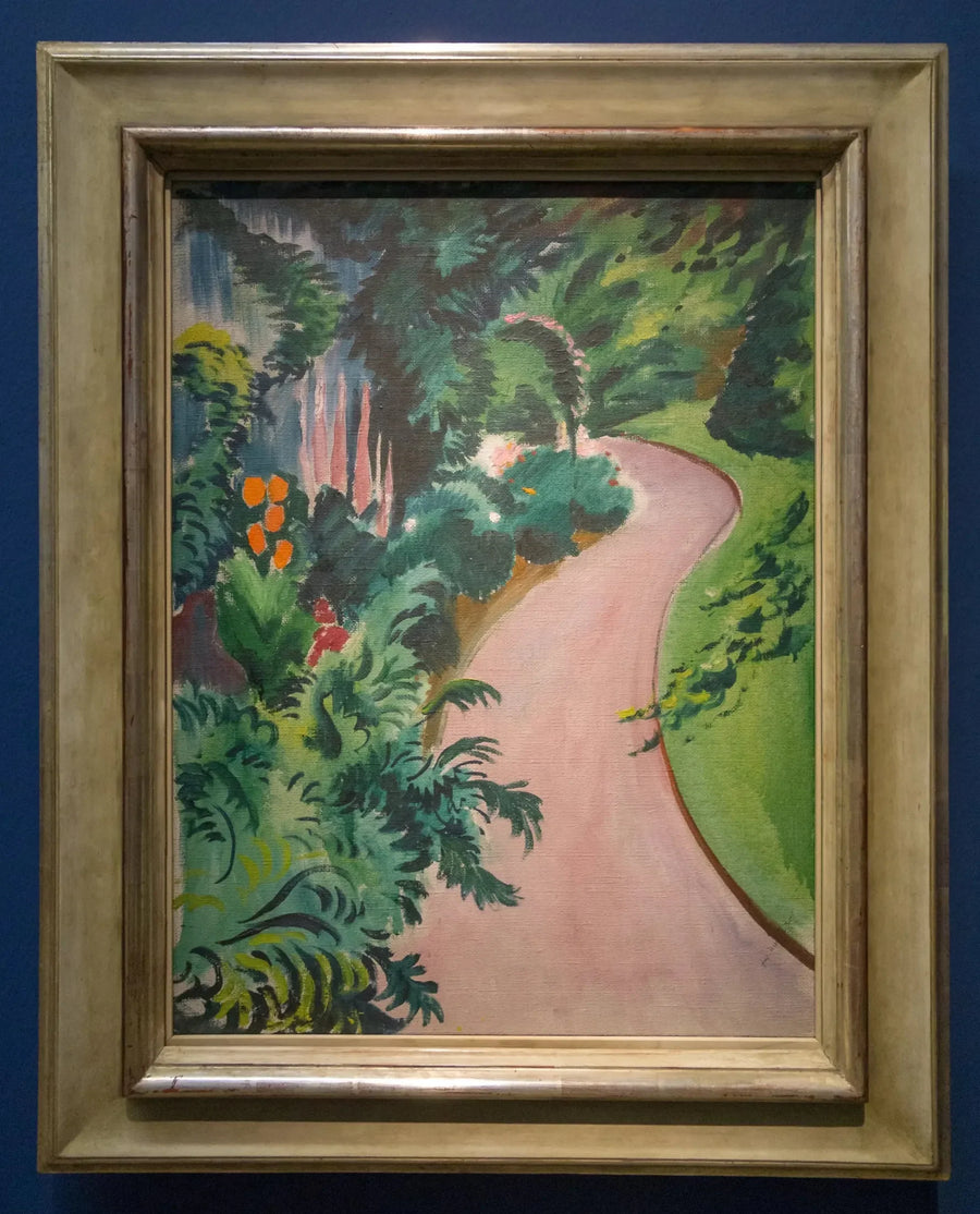 Trädgårdsgång - August Macke