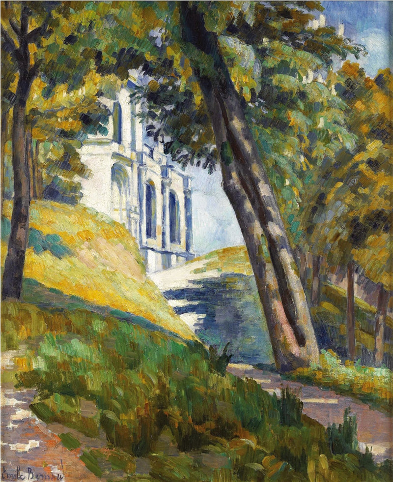 Väg till St. Pierre-kyrkan i Tonnerre - Émile Bernard
