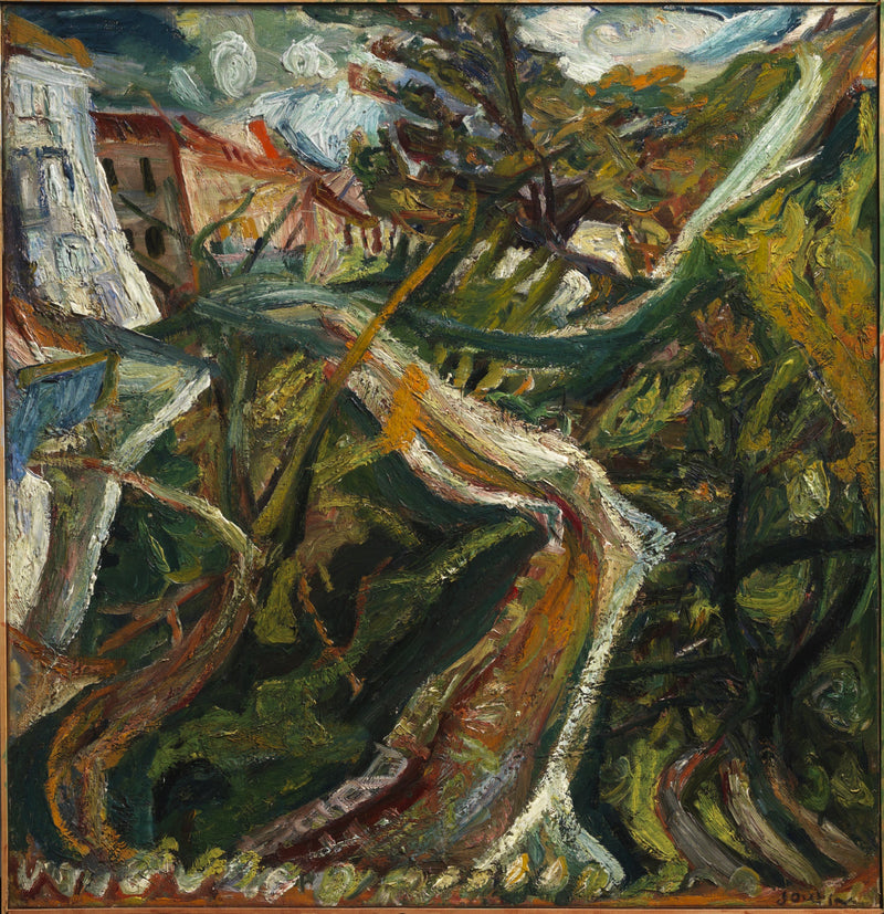 Chemin de la Fontaine des Tins i Céret - Chaim Soutine