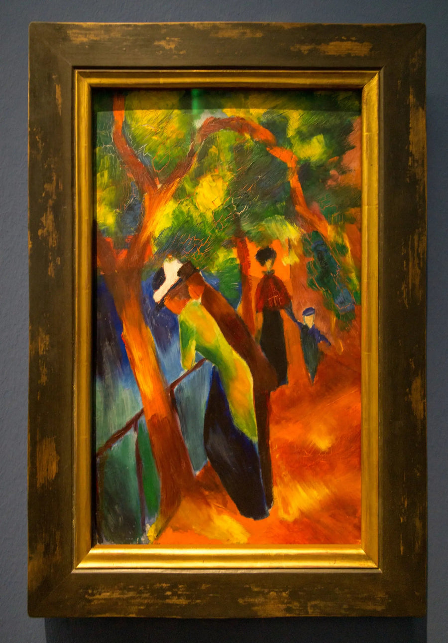 Solig väg - August Macke