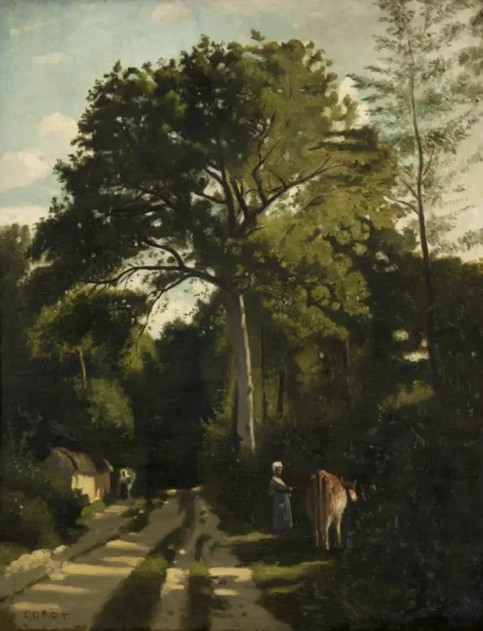 Skogsväg, Ville d'Avray - Jean-Baptiste Camille Corot