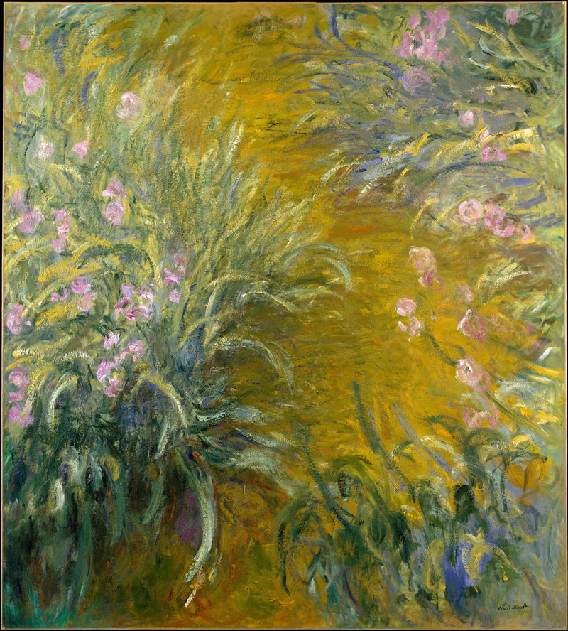 Vägen bland irisarna, Met W1828 - Claude Monet