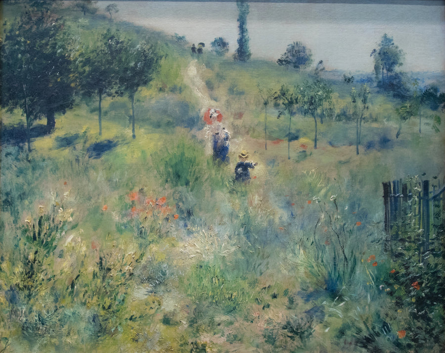 Stig i högt gräs - Pierre-Auguste Renoir
