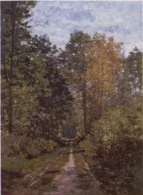 Stig i skogen - Claude Monet