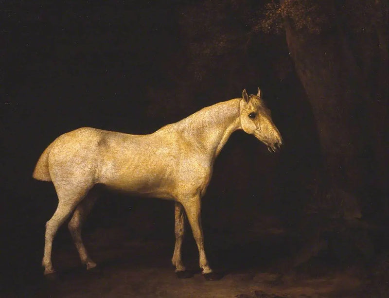Häst i skuggan av en skog - George Stubbs