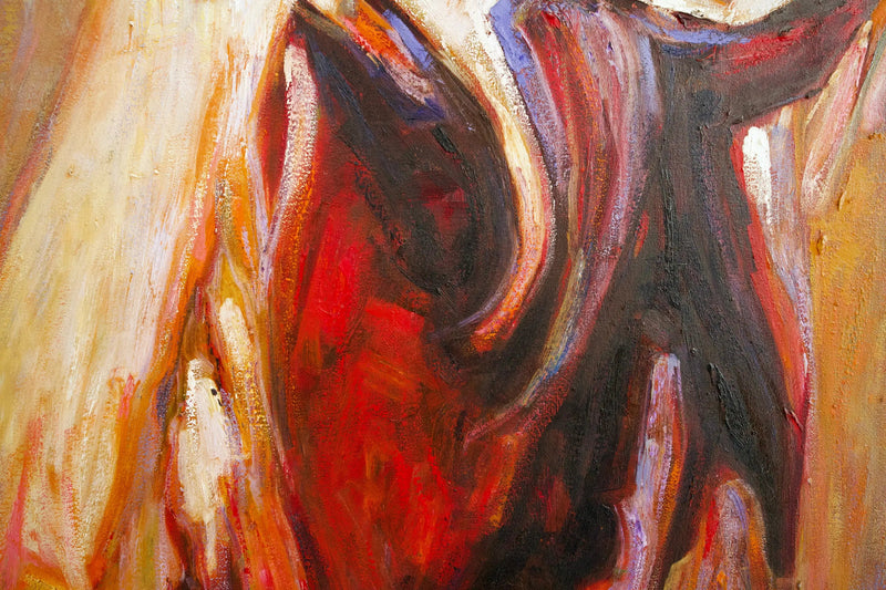 Abstrakt häst | 100 x 100 cm