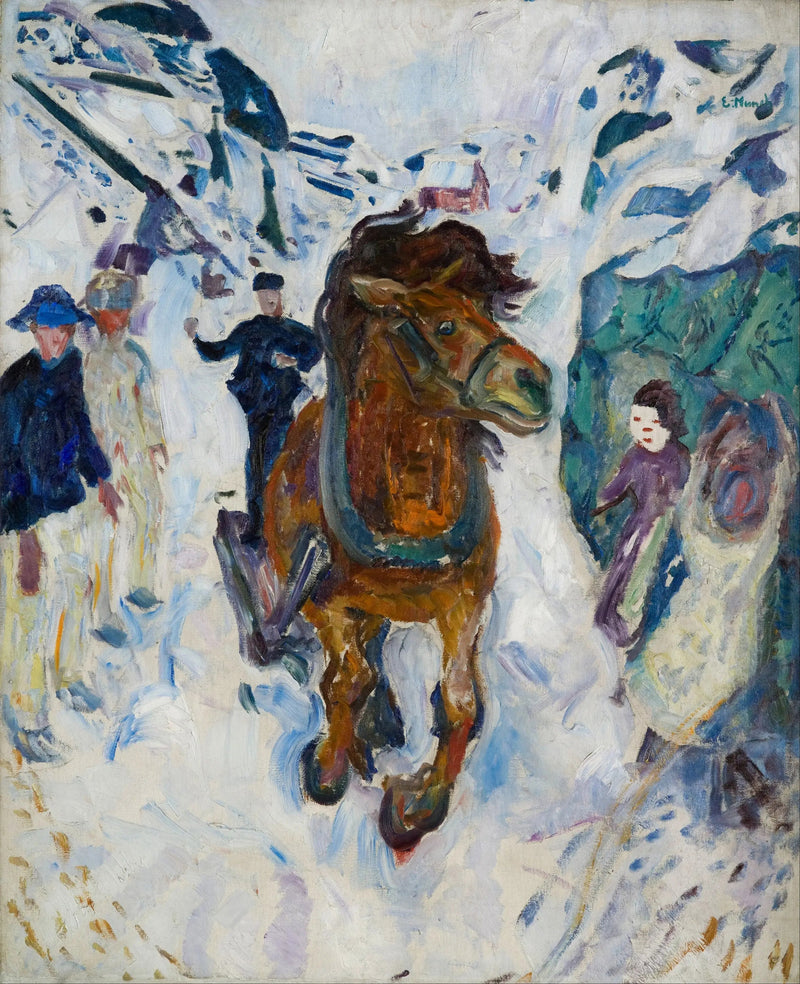 Galopperande häst - Edvard Munch