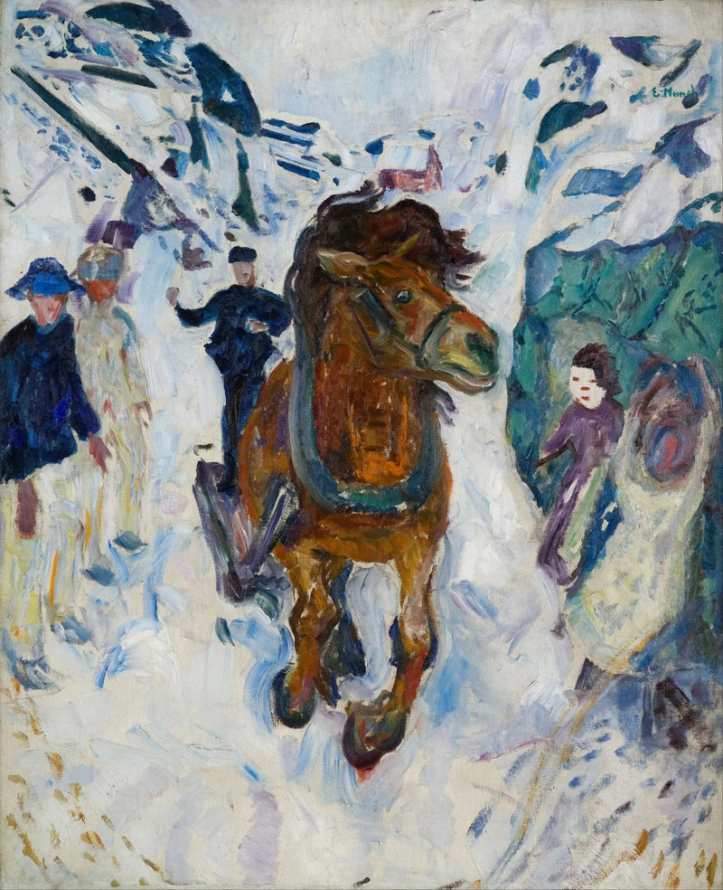 Galopperande häst - Edvard Munch