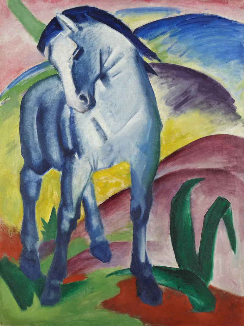 Blå häst I - Franz Marc
