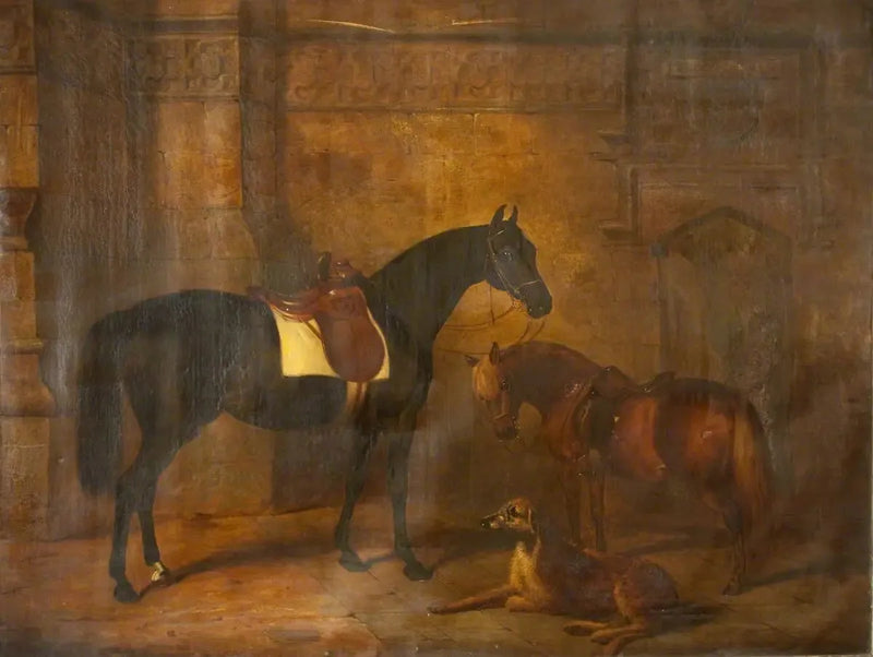 Häst, ponny och fälthund - Edwin Henry Landseer