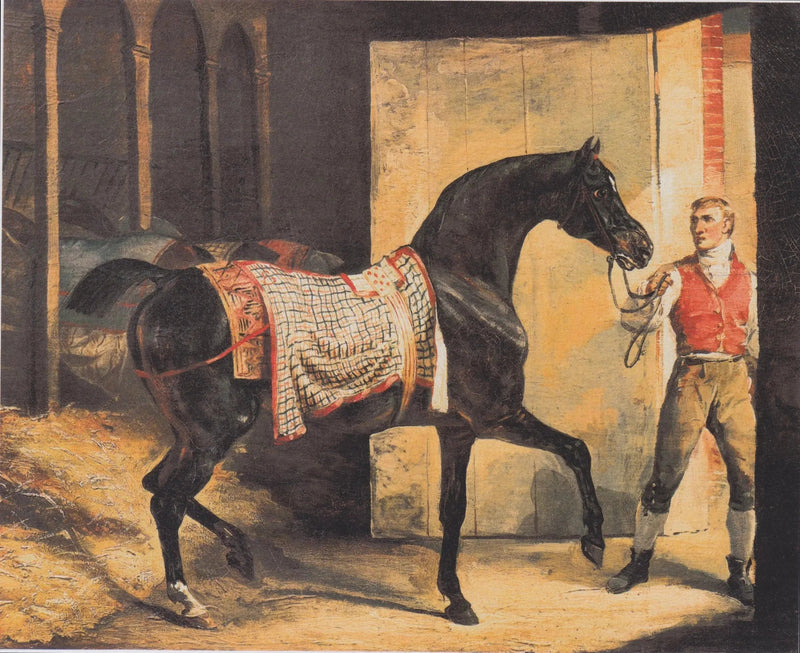 Häst som lämnar stallet - Théodore Géricault