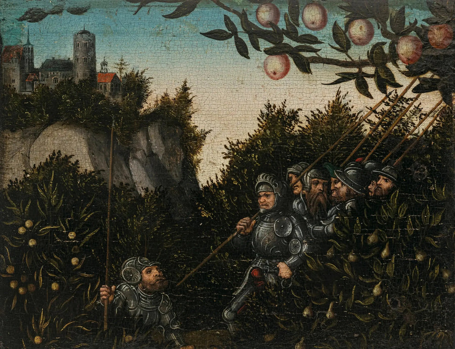 Riddare i landskapet - Lucas Cranach den äldre