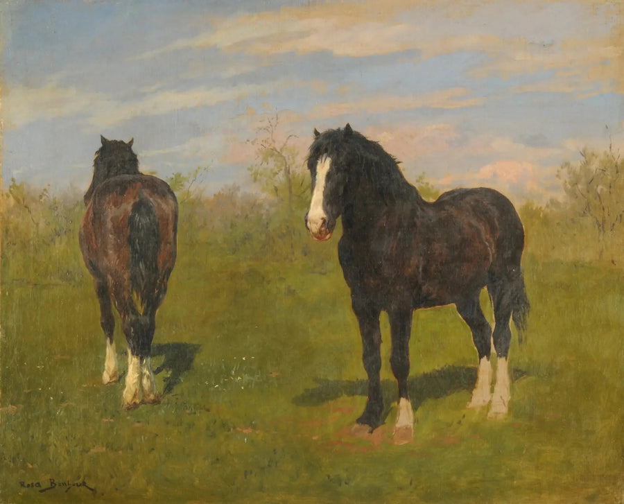 Hästar på bete - Rosa Bonheur