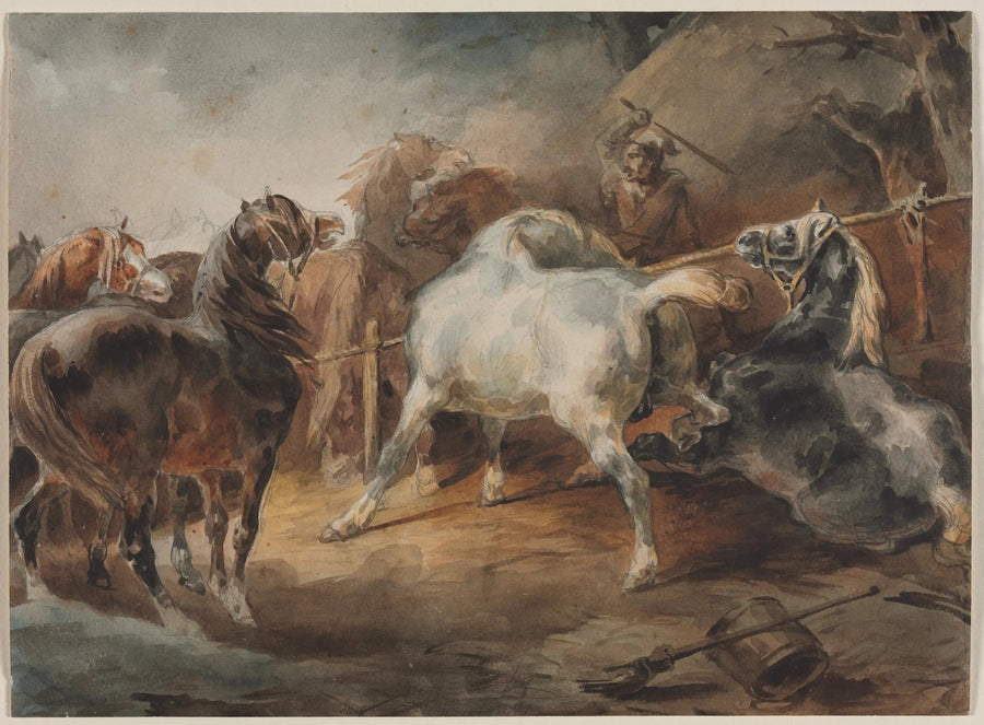Stridshästar - Théodore Géricault