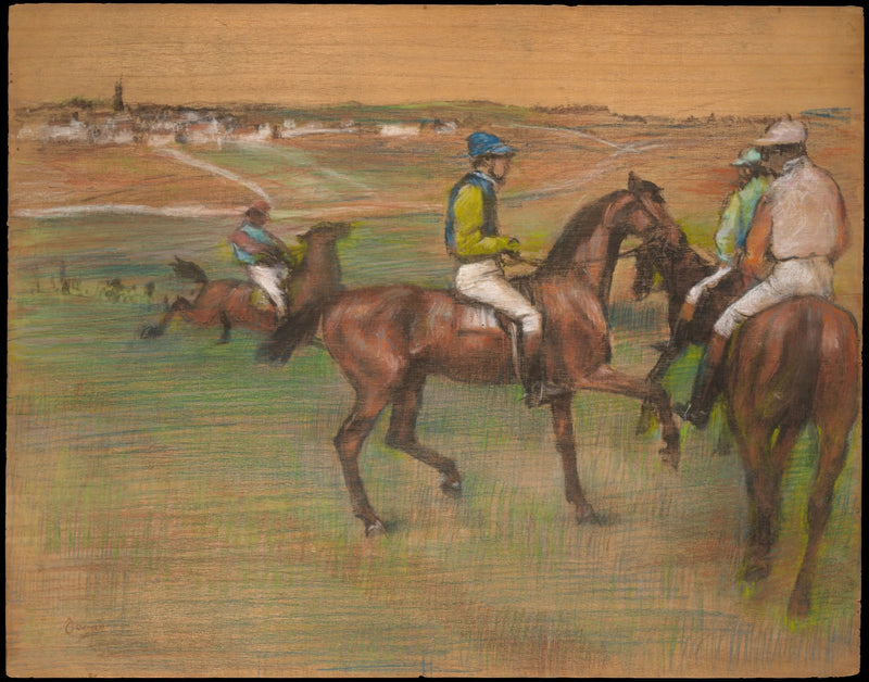 hästkapplöpning - Edgar Degas