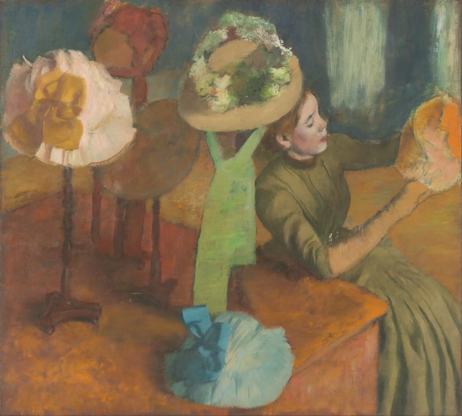 Hos modisten - Edgar Degas