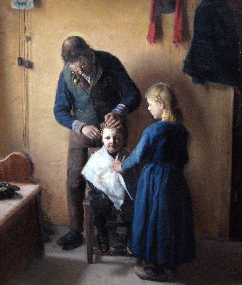 Hos frisören - Anna Ancher