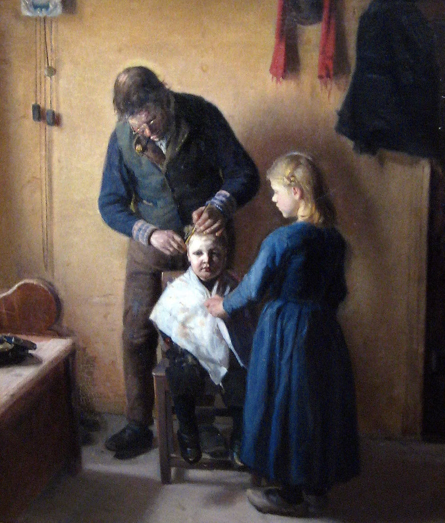 Hos frisören - Anna Ancher