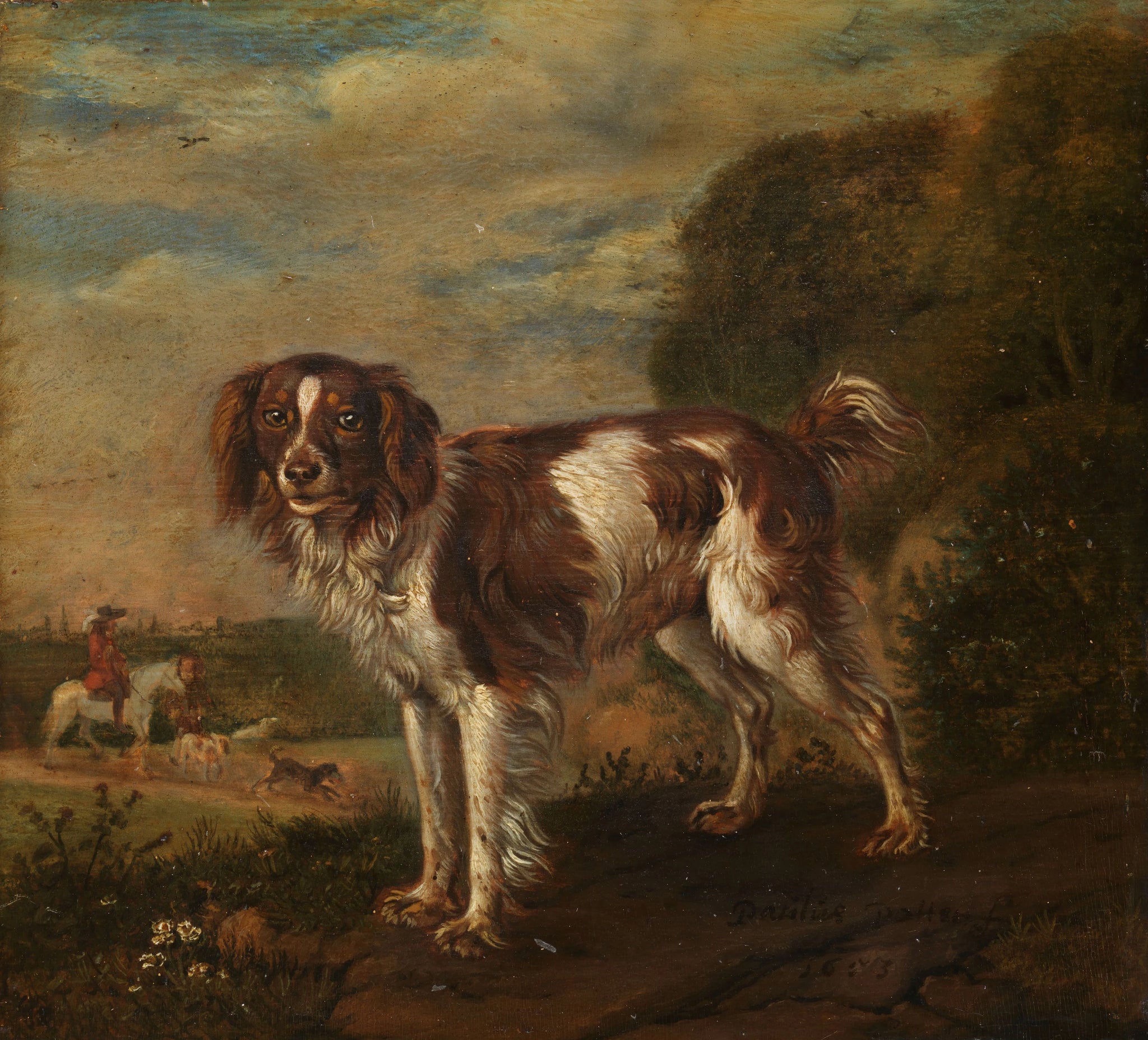 Un chien perdrix - Paulus Potter