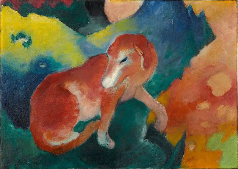 röd hund - Franz Marc