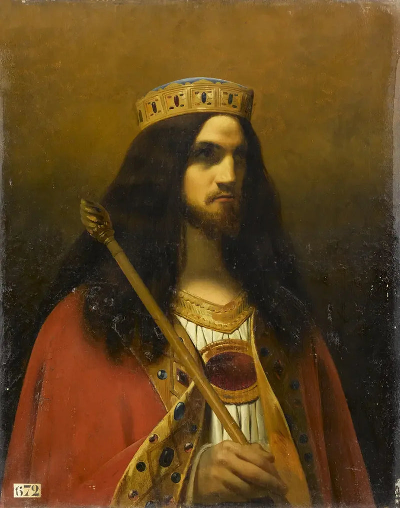 Childéric III, frankernas kung - Émile Signol