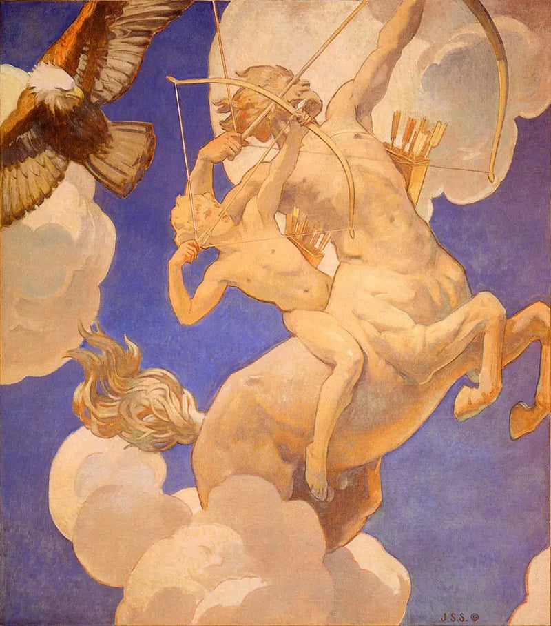 Chiron och Achilles - John Singer Sargent
