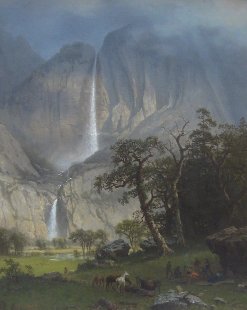 Cho-looke, Yosemite-fallet - Albert Bierstadt