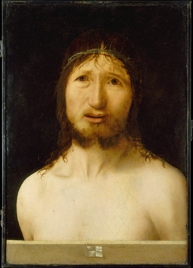 Le Christ couronné d'épines - Antonello da Messina (Antonello di Giovanni d'Antonio)