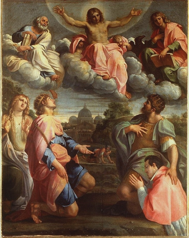 Kristus i härligheten - Annibale Carracci