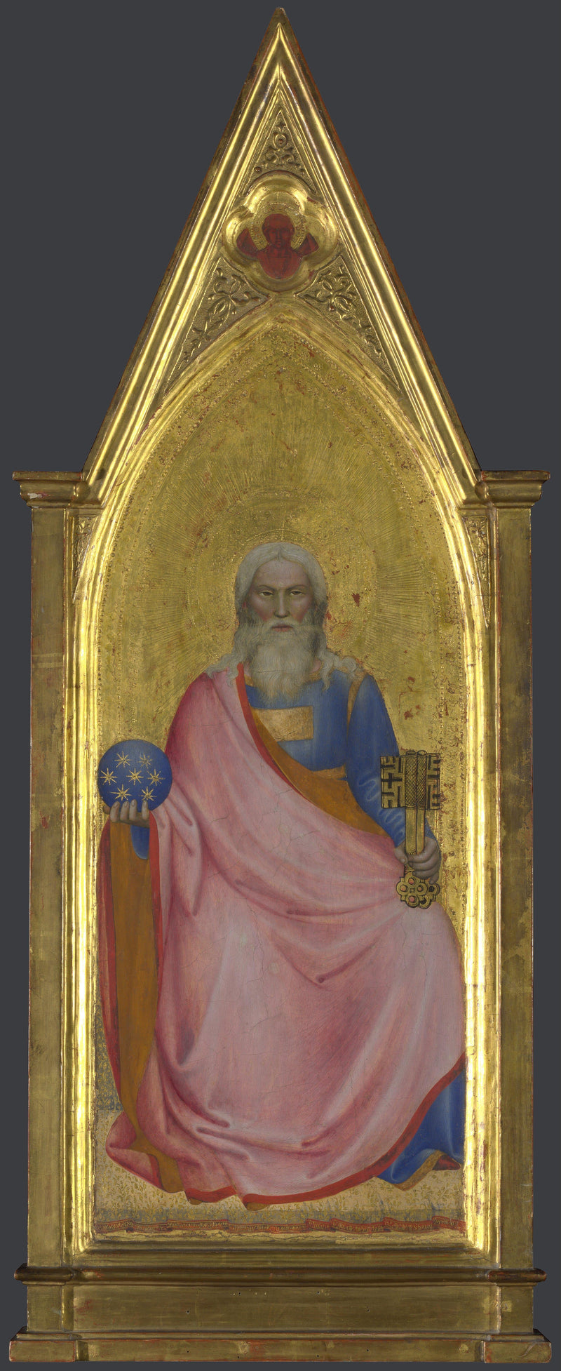 Kristus i Uppenbarelsen: Det centrala pinnans panel - Giovanni da Milano