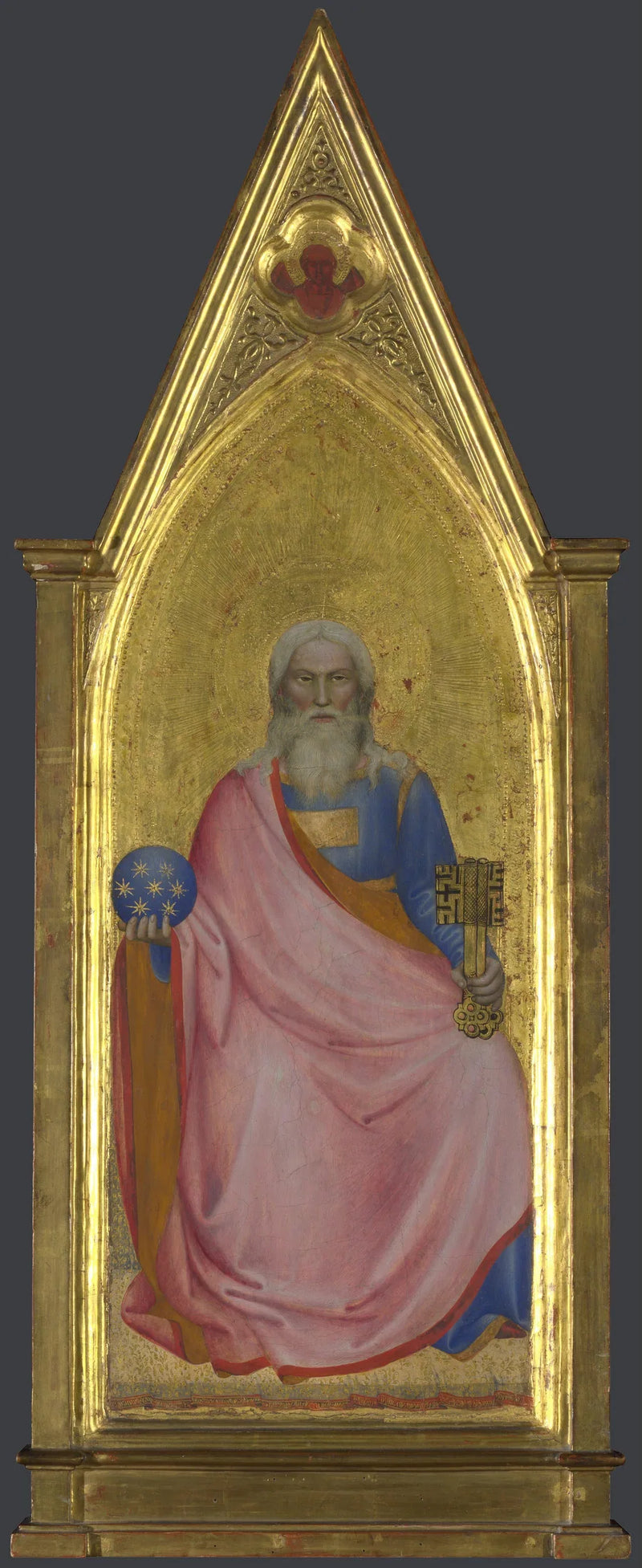 Kristus i Uppenbarelsen: Det centrala pinnans panel - Giovanni da Milano