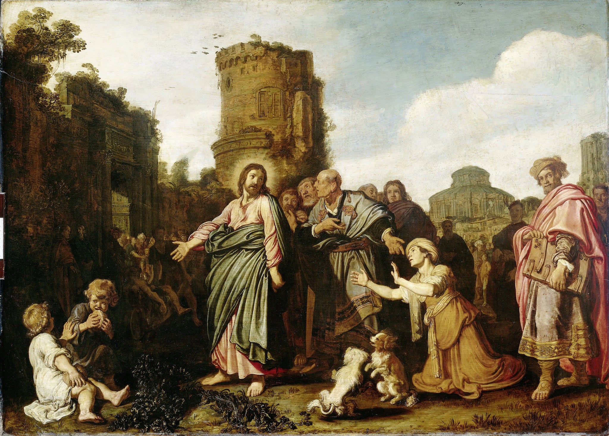 Le Christ et la femme de Canaan - Pieter Lastman