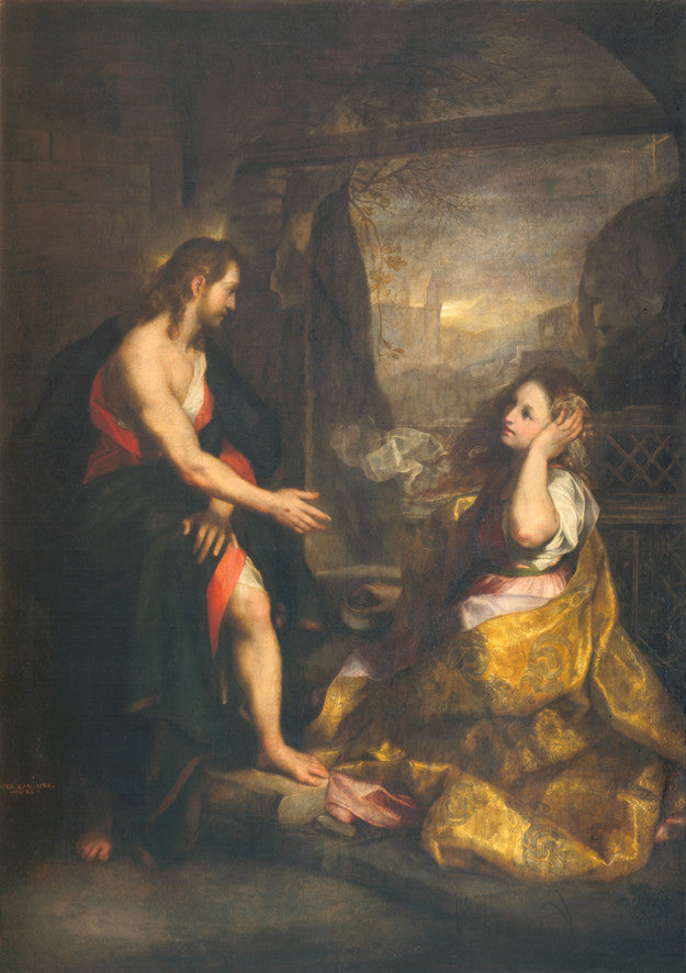 Christ och Maddalena - Federico Barroci