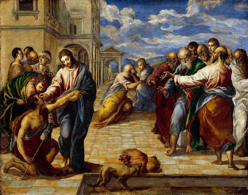 Kristus helande de blinda - El Greco
